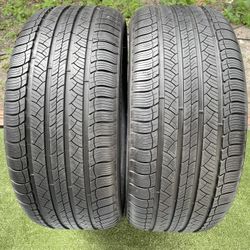 Tires 265/45/20 Michelin Latitude Tour HP * in new condition *  90% left remaining * good pair 