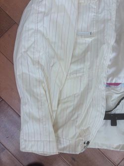 Burton Snow Board JacketWhite Pinstripe XL