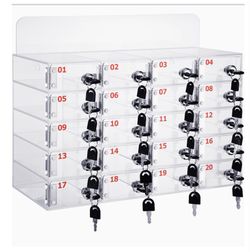 20 Slot Cell Phone Storage Box