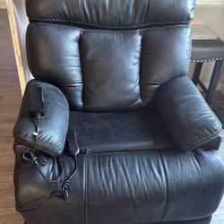 Black Large Recliner 