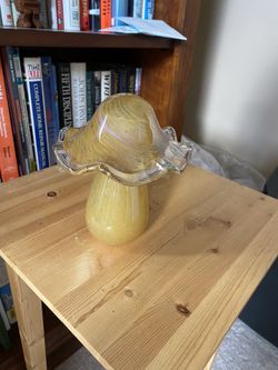 Art Glass Mushroom