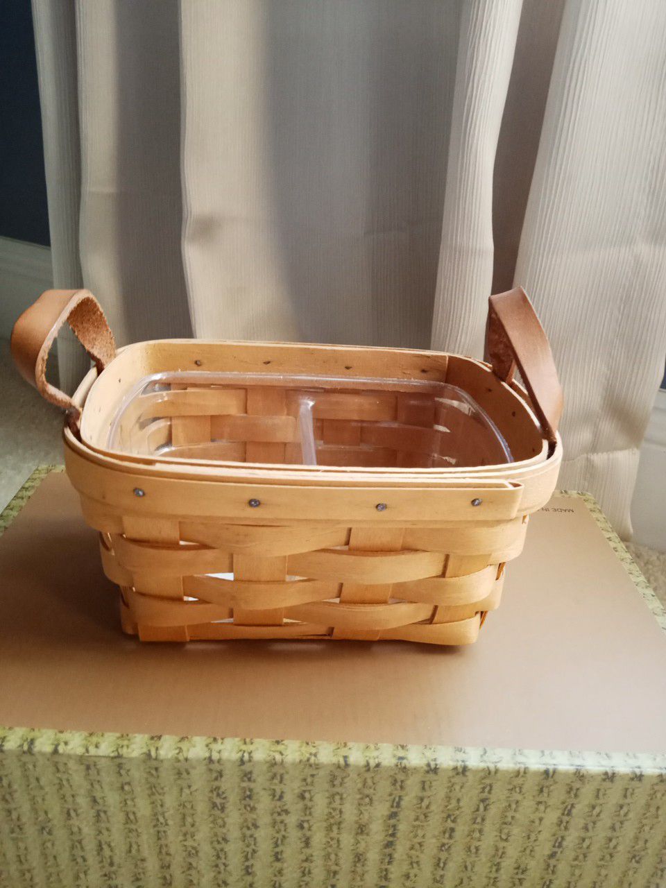 Longaberger basket and liner