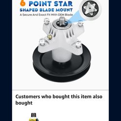 Lawn Mower Rebuild Deck Kit  Belts Idler Blades