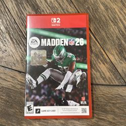 Madden 26 Nintendo switch