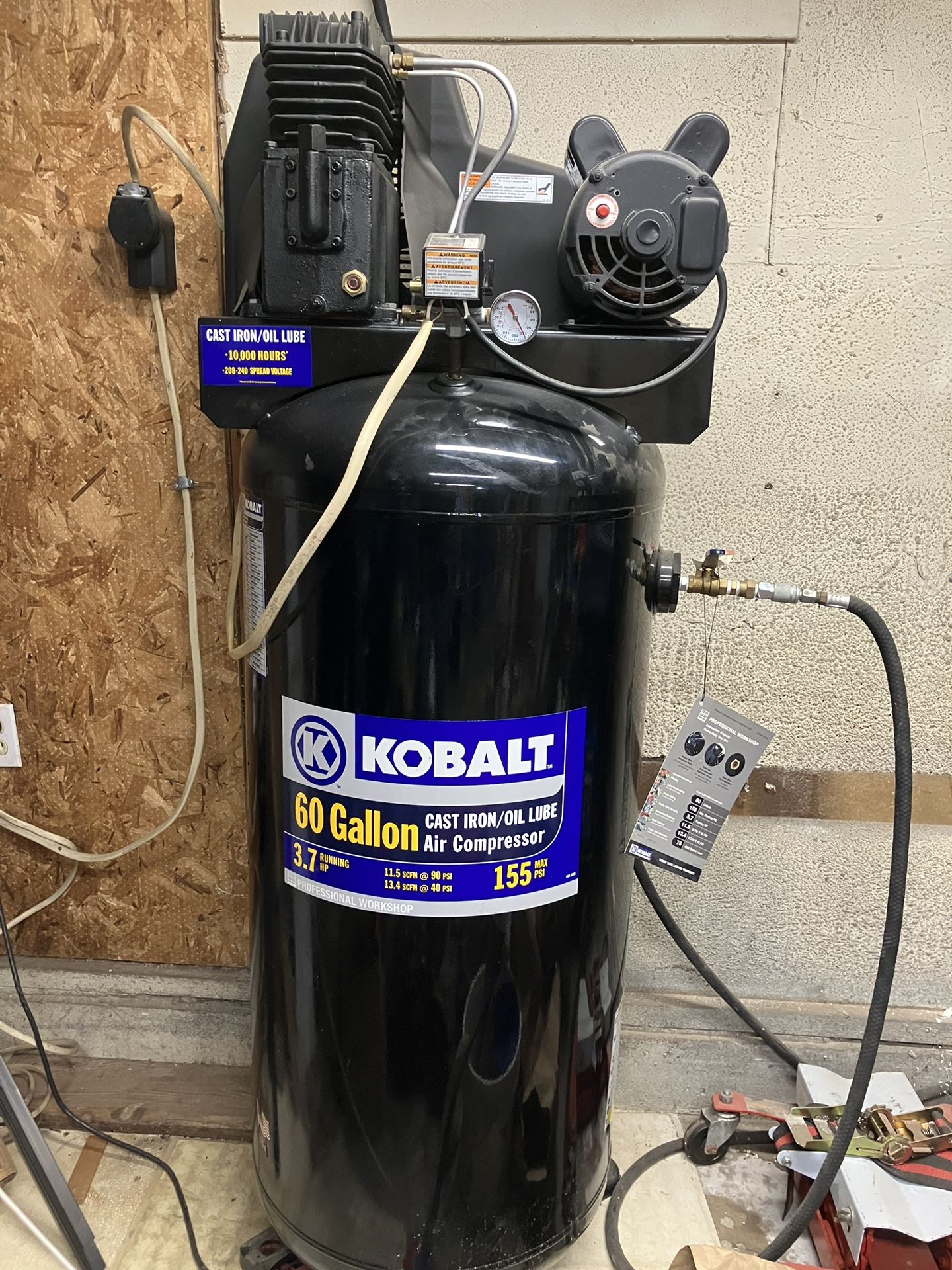 Kobalt 60 Gallon Air Compressor for Sale in Edgewood, WA OfferUp
