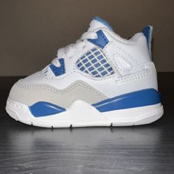 Toddler Air Jordan 4 Retro "Military Blue” Size 4c