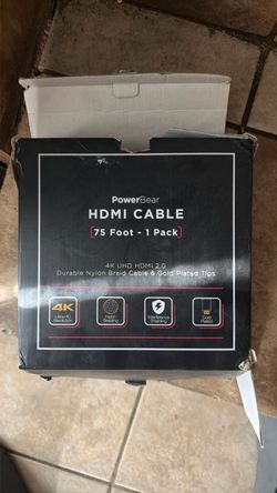 75 ft  & 50 Hdmi cable