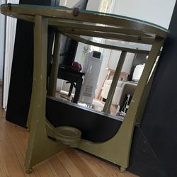 Green Vintage Side Table 