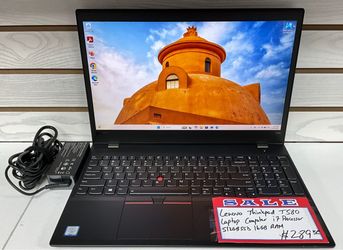 Lenovo Thinkpad T580 Laptop Computer i7 Processor 512GB SSD 16GB RAM