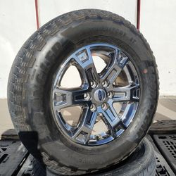 2024 F150 Lariat 18 Inch Wheels With Goodyear Tires!