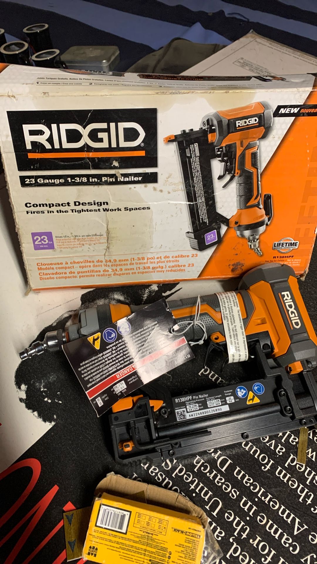 Rigid Nail Gun  Brand New