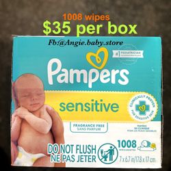 Pampers Wipes Sensitive 1008