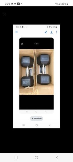 New in Box Rep Fitness Dumbbells-75lbs Cash or Zelle