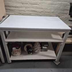 DlandHome 39 inches Small Computer Desk for Home Office Study Table Student Desk White $30