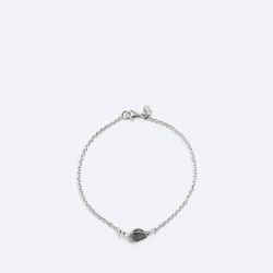 ❗️NWT Zara MIXED STONE BRACELET Silver Gray Stone Charm Bracelet