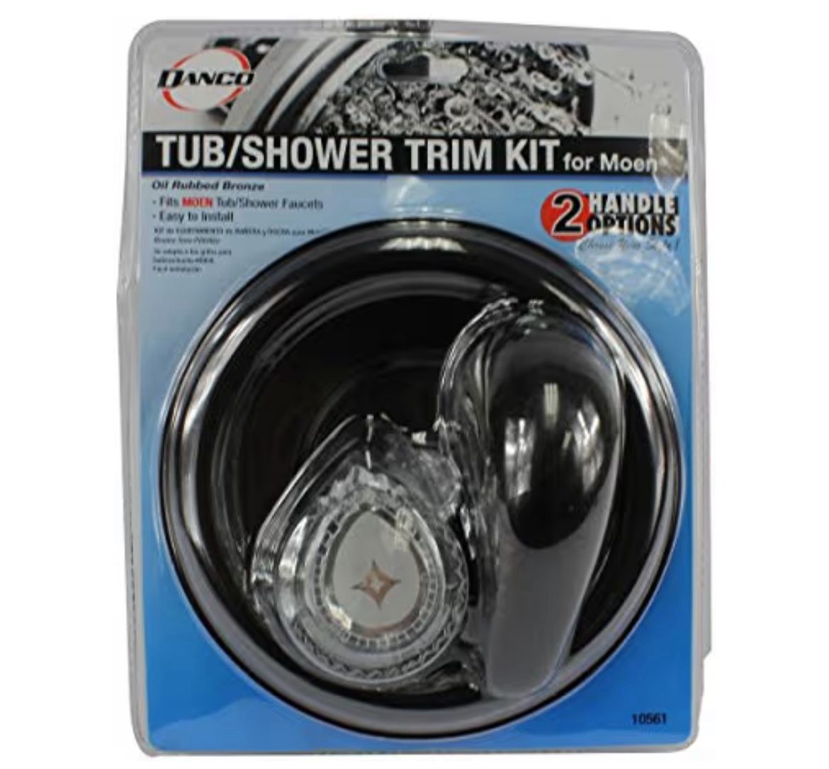 Danco 10561 Use with Moen Tub and Shower Faucets Trim Kit, Single-Handle Moentrol Series, Oil Rubbed Bronze