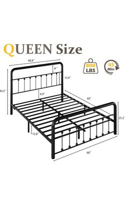 Queen Bed Frame Metal