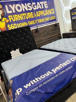 Stylish black bed deals