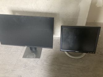 Medium and small dell computer monitors never used fairly brand new mint condition sold separately or together