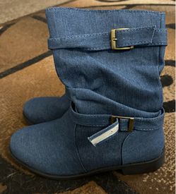 New Blue Ankle Boots size 9