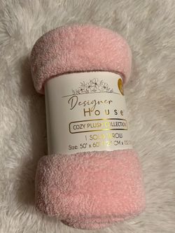 Pink Throw blanket