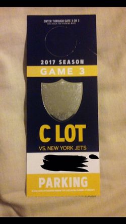 Parking pass