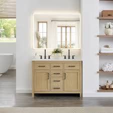 30" Wyndham Gold Trim Undermount Single Sink Bathroom Vanity – New