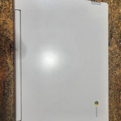White Lenovo C330 ChromeBook