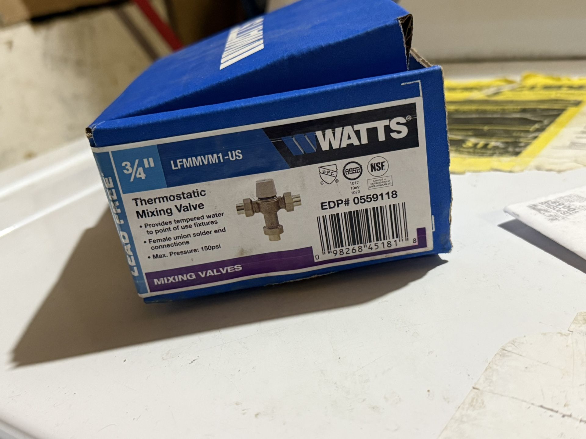 Watts Thermostatic Mixing Valve