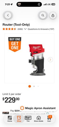 Milwaukee small router