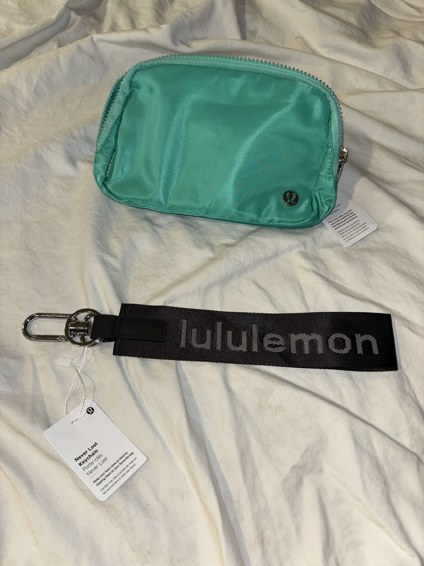 Brand New Lululemon Everywhere Belt Bag And Never Lost Keychain Bundle