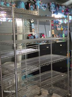 Metal shelf