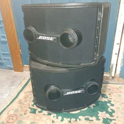 Two Bose 802 Professional Loudspeaker System Serial #035909