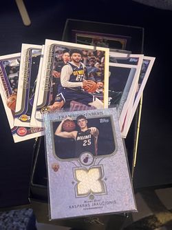 1000+ basket ball cards w/ jersey card