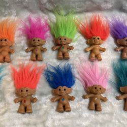 3” Vintage Troll Dolls  - $10.00 Each