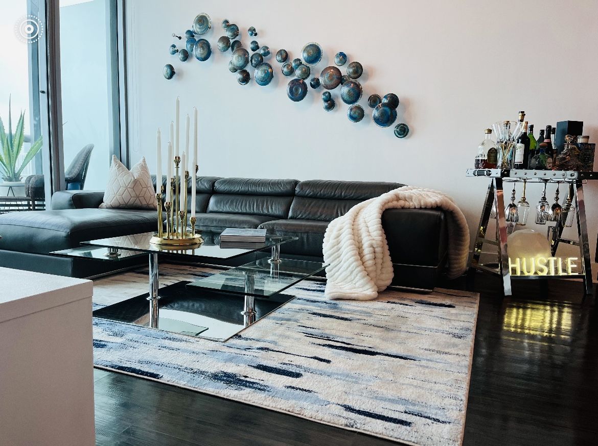 Modani Bergamo Left Sectional Sofa Grey