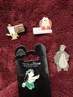 Disney pins and backings