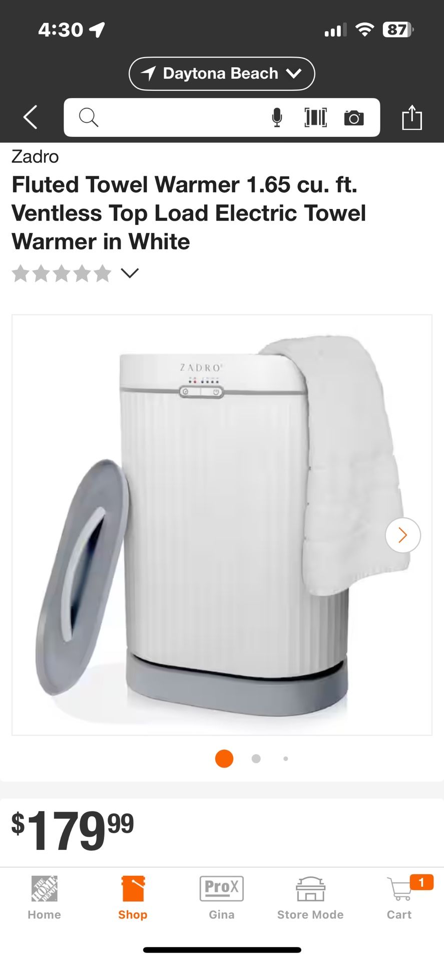 Zadro Towel Warmer
