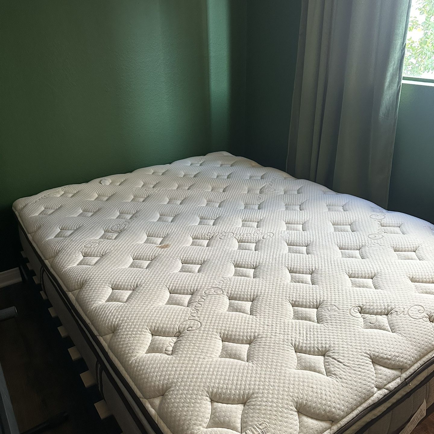 $2100  MATTRESS And Frame Barely Used For $350