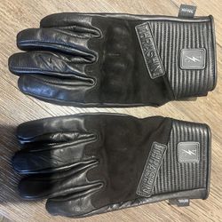 Thrashin Supply “Boxer” Leather Gloves / Harley Davidson Motorcycle / Street Bike (Size Large) 