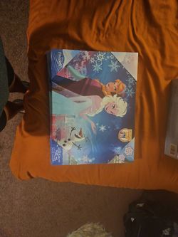 Frozen Led Canvas Wall Art 