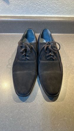 Calvin Klein grey suede dress shoes size 9