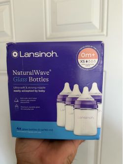 Baby Glass Bottles- Lansinoh