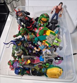 Vintage TMNT Toys Lot