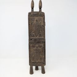 Vintage Handcrafted Dogon Medicine Box from Mali