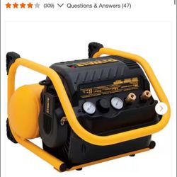 Dewalt 2.5 Gal. Portable Electric Heavy Duty 200 PSI Quiet Air Compressor
