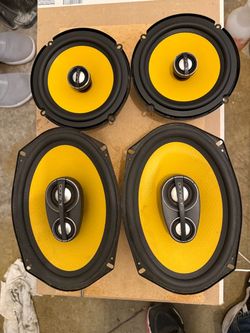 Jl audio speakers set (2) 6x9 (2) 6.5