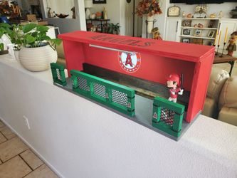 LA Angels Baseball Dugout Display Shelf