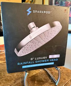 SparkPod 8” Luxury Rainfall Shower Head-Polished Chrome