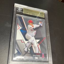 2018 Topps Finest Shohei Ohtani Rookie BGS 9.5++ w/Two 10 Subgrades